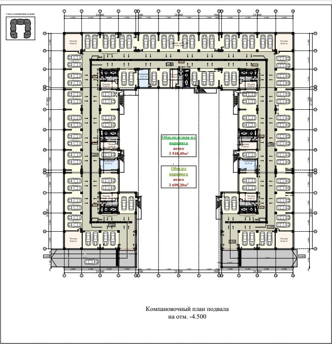 Проектный план квартиры 154,01 м²