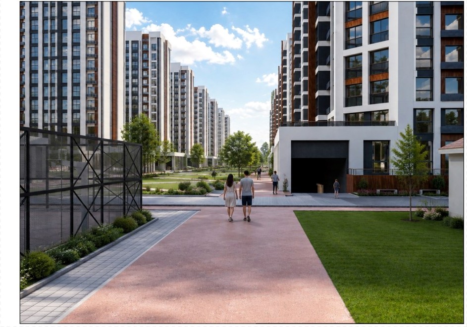Визуализация квартиры 72 м²